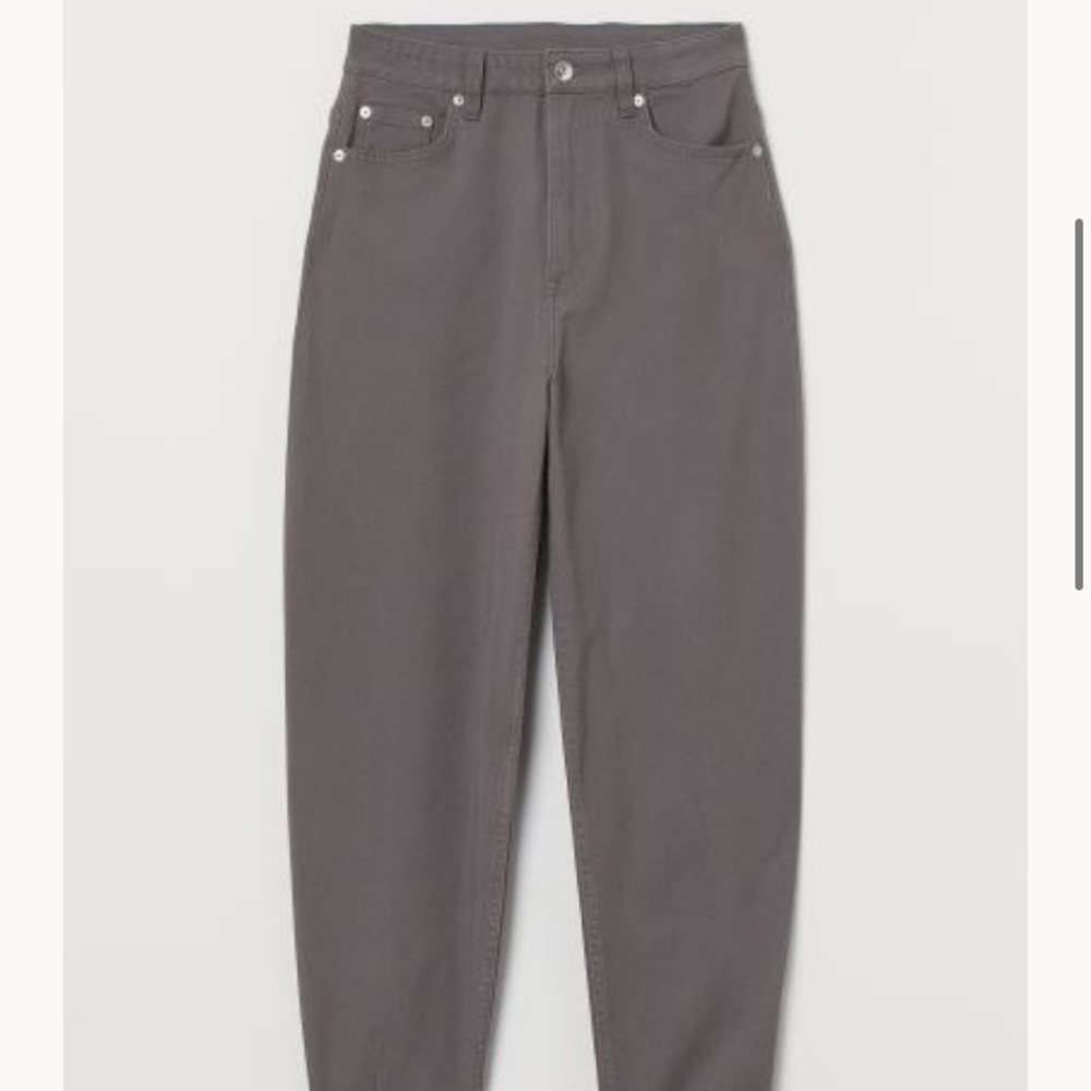 Mom Loose-fit Twill Pants